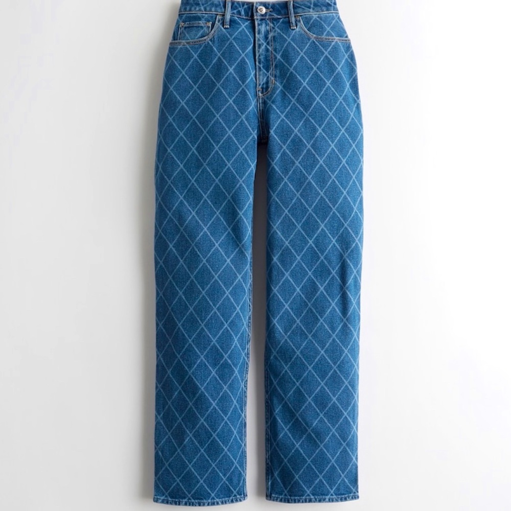 Ultra High Rise Dark Wash Dad Jeans